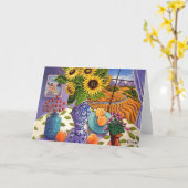 Bestes des Sommers Karte (Gelbe Blume)