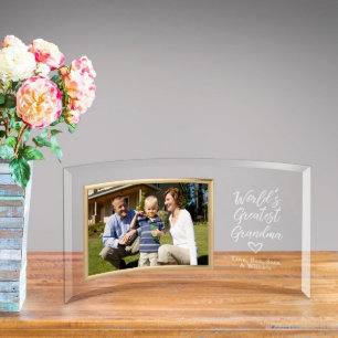 Bestes die Großmutter-Glas Photoframe der