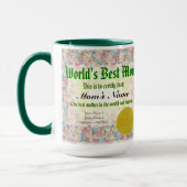 Bestes die Mama-Zertifikat der Welt Tasse (Links)