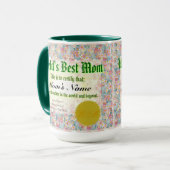 Bestes die Mama-Zertifikat der Welt Tasse (Vorderseite Links)