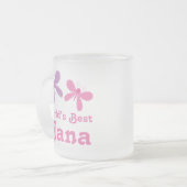 Bestes die Nana-Geschenk der Libellen-Welt Mattglastasse (Vorderseite Links)