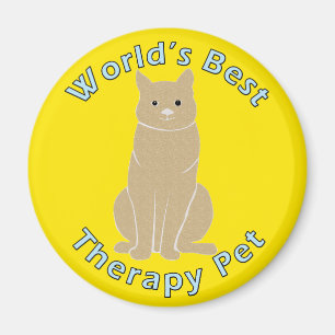 Bestes die Therapie-Haustier der Welt Magnet