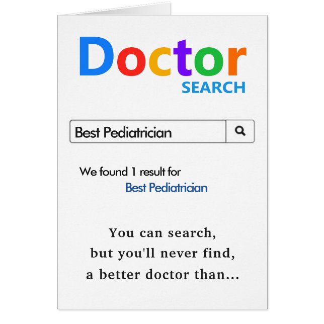 Bestes Doctor-Geschenk (Vorne)