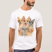 Bestes Dog Design-Hemd für Paar 7 T-Shirt (Vorderseite)