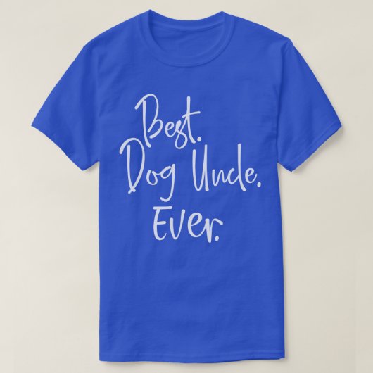 Bestes Dog-Uncle-Geschenk für Hunde-Lover-T-Shirt T-Shirt (Design vorne)
