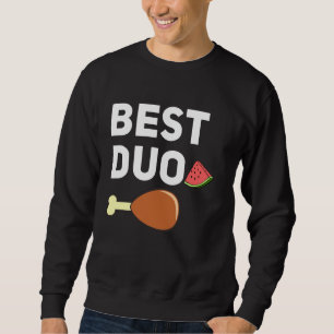 Bestes Duo Funny Fricken Frische Pasta machen Sweatshirt