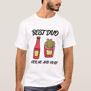 Bestes Duo nach mir und meiner Freundin, lustiger T-Shirt