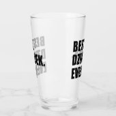 Bestes Dziadek überhaupt Glas (Links)