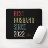 Bestes Ehemann 2022 3 Jahr 3. Hochzeit Mousepad (Mit Mouse)