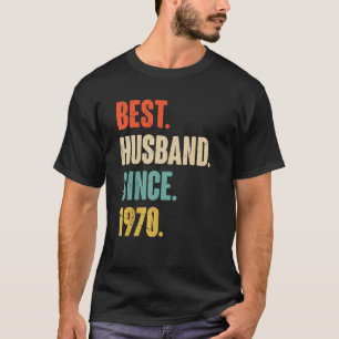 Bestes Ehemann seit 1970 52 Hochzeitstag F T-Shirt
