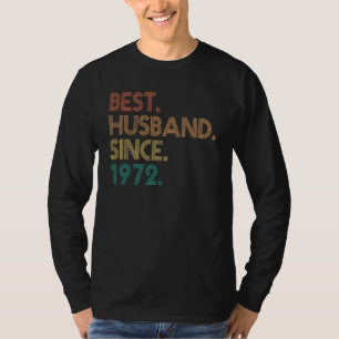 Bestes Ehemann seit 1972 50 Jahre 50. Wedding Anni T-Shirt