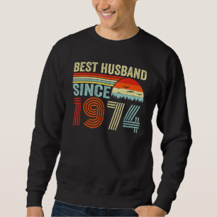 Bestes Ehemann seit 1974 48. Hochzeitstag 4 Sweatshirt