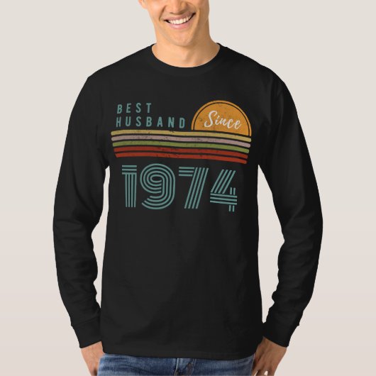Bestes Ehemann seit 1974 Funny T-Shirt - Perfektes (Vorderseite)