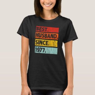Bestes Ehemann seit 1977 45 Years 45 th Wedding An T-Shirt