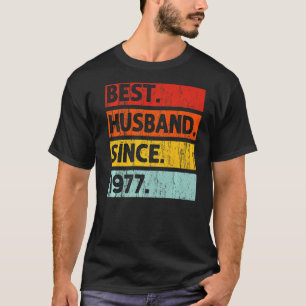 Bestes Ehemann seit 1977 45 Years 45 th Wedding An T-Shirt