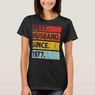 Bestes Ehemann seit 1977 45 Years 45 th Wedding An T-Shirt