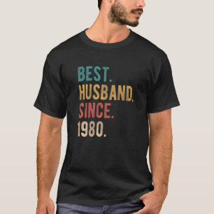 Bestes Ehemann seit 1980 42. Hochzeitstag F T-Shirt