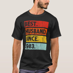 Bestes Ehemann seit 1983 39 Jahre 39. Wedding Anni T-Shirt