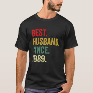 Bestes Ehemann seit 1989 33. Hochzeit T-Shirt