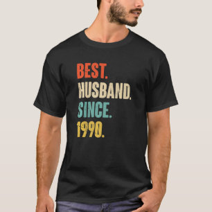 Bestes Ehemann seit 1990 32 Hochzeitstag T-Shirt