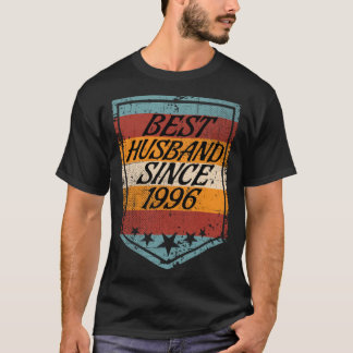 Bestes Ehemann seit 1996 Hochzeit verheiratet 1996 T-Shirt