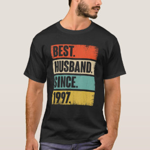 Bestes Ehemann seit 1997 25 Jahre Hochzeit Anniver T-Shirt