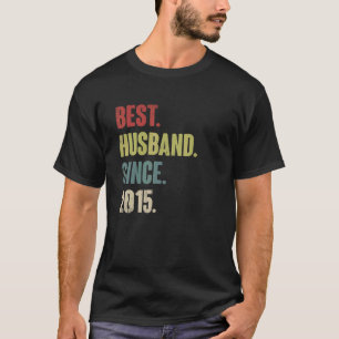 Bestes Ehemann seit 2015 Re zum 7. Hochzeitstag T-Shirt