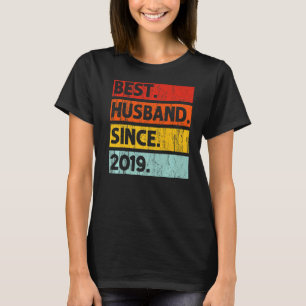 Bestes Ehemann seit 2019 3 Jahre 3. Hochzeit T-Shirt