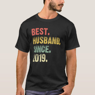 Bestes Ehemann seit 2019 Niedliche 2. T-Shirt