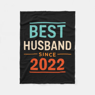 Bestes Ehemann seit 2022 2. Hochzeitstag 2 Fleecedecke