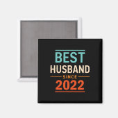 Bestes Ehemann seit 2022 2. Hochzeitstag 2 Magnet (Vorderseite/Rückseite)