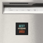 Bestes Ehemann seit 2022 2. Hochzeitstag 2 Magnet (In Situ (Geschirrspüler))