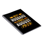 Bestes Ehemann seit August 1959 - Funny 61. Notizblock (Rechte Seite)