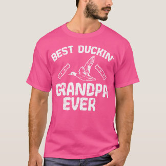 Bestes Entendrachen Grandpa Ente Jagd Waterfowl Bi T-Shirt