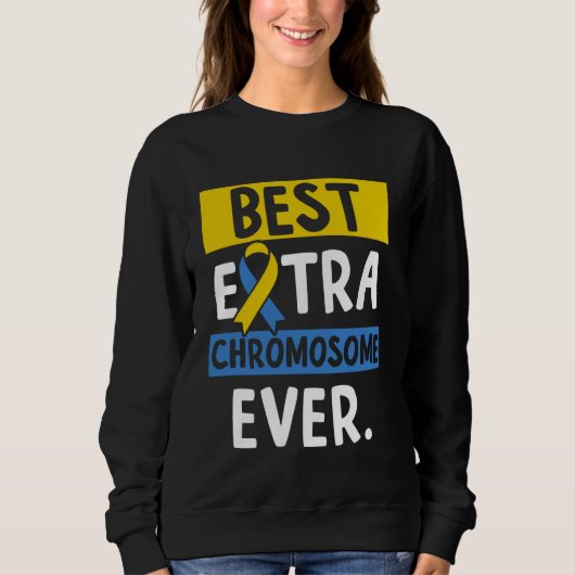 Bestes Extra-Chromosom je 1 Sweatshirt (Vorderseite)