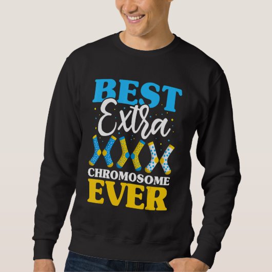 Bestes Extra-Chromosom je-Down-Syndrom Kids Soc Sweatshirt (Vorderseite)