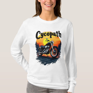 Bestes Fahrrad-T-Shirt mit Sonnenuntergang T-Shirt