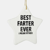 Bestes Farter oder Vater in der Welt Keramikornament (Rechts)