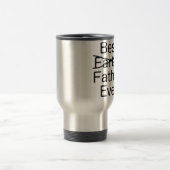 Bestes Farter Vater-überhaupt Schwarz-blaues Rot Reisebecher (Mittel)