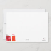 Bestes Feiertags-Geschenk Feiertagskarte (Rückseite)