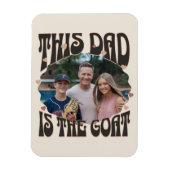 Bestes Foto für Väter aller Zeiten Magnet (Vertikal)