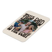 Bestes Foto für Väter aller Zeiten Magnet (Linke Seite)