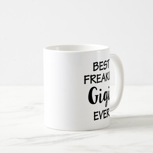 Bestes Freakin Gigi Kaffeetasse (VorderseiteRechts)