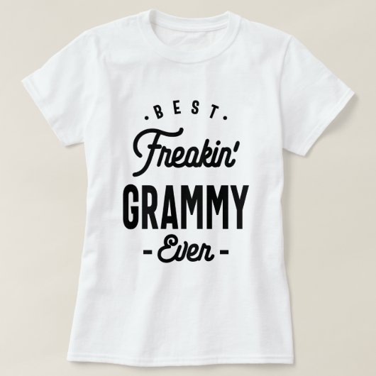 Bestes Freakin' Grammy Ever - Großartiges Geschenk T-Shirt (Design vorne)
