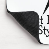 Bestes Freakin Haar-Stylist-überhaupt Schwarzes Mousepad (Ecke)