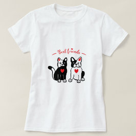 Bestes Freund Tier T-Shirt