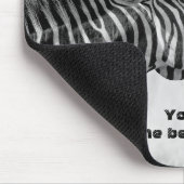 Bestes Freund-Zitat mit Zebras Mousepad (Ecke)