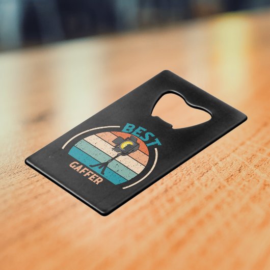 Bestes Gaffer Retro - Filmgeschenk - Crew Geldbeutel Flaschenöffner