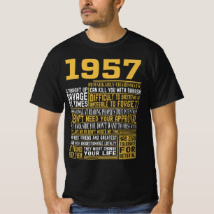 Bestes Geborenes 1957 Fakten für Männer, Frauen, T-Shirt