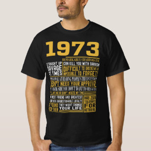 Bestes Geborenes 1973 Fakten für Männer, Frauen, T-Shirt